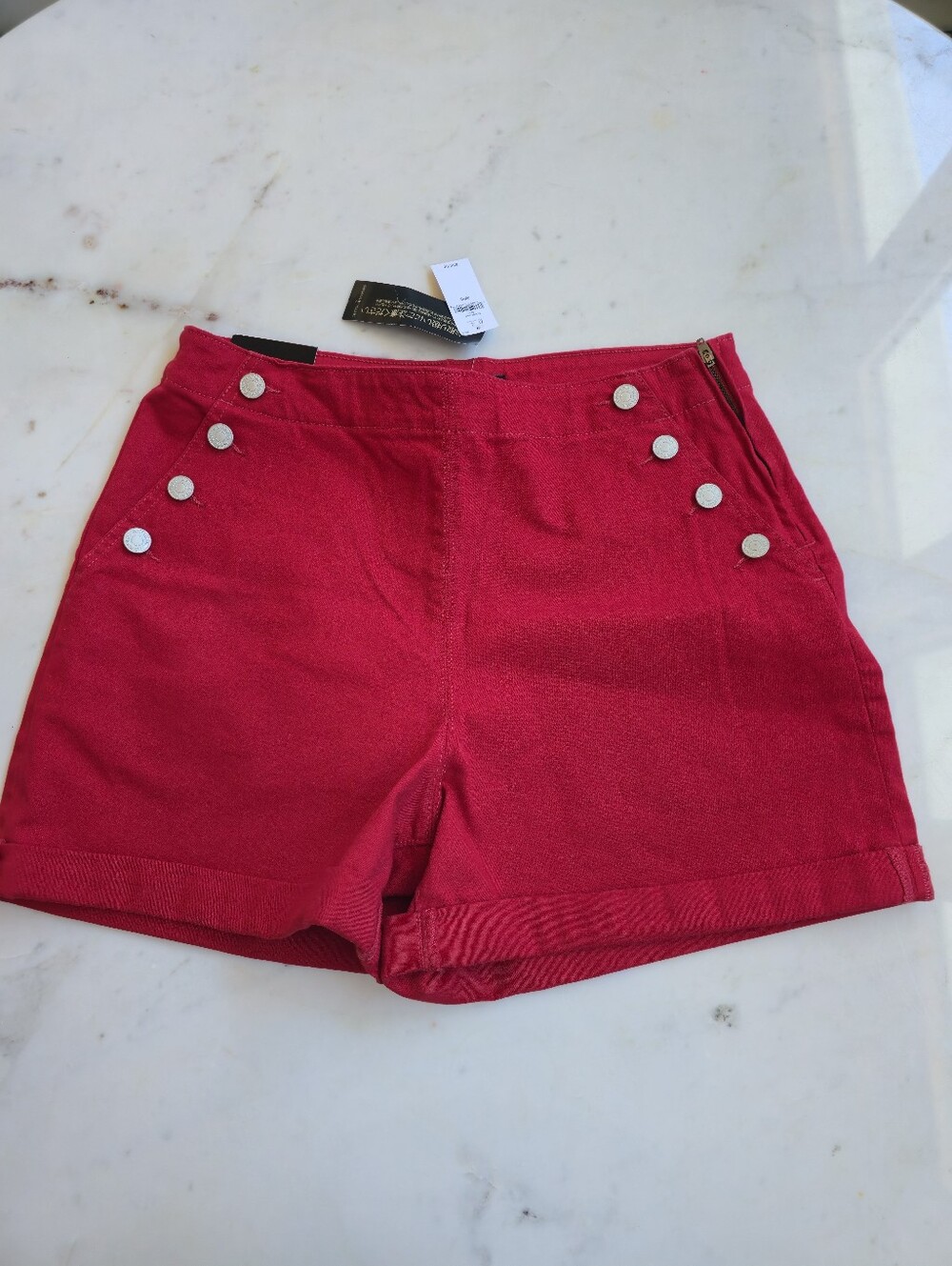 NWT Banana Republic Red Sailor Shorts Size 30/10